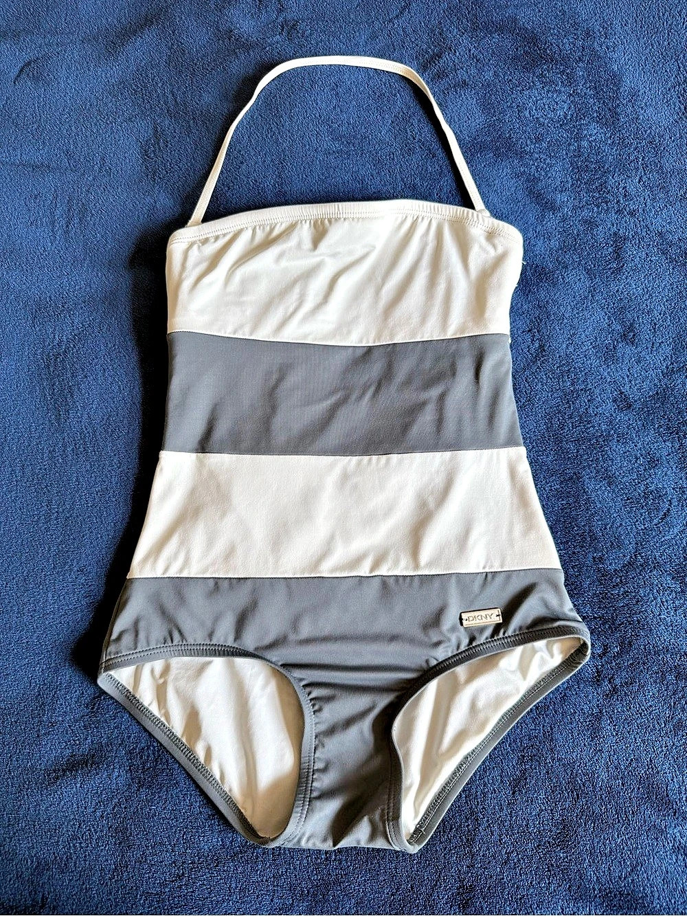 DKNY Color Block One-Piece Swimsuit Size 6